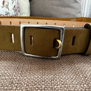 Rag and Bone tan suede belt.